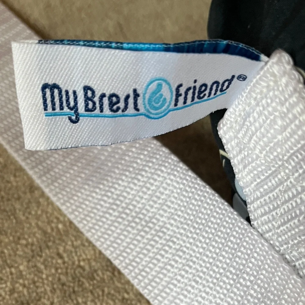 My Brest Friend Original Nursing Pillow in Bluebell - Picture 2 of 5